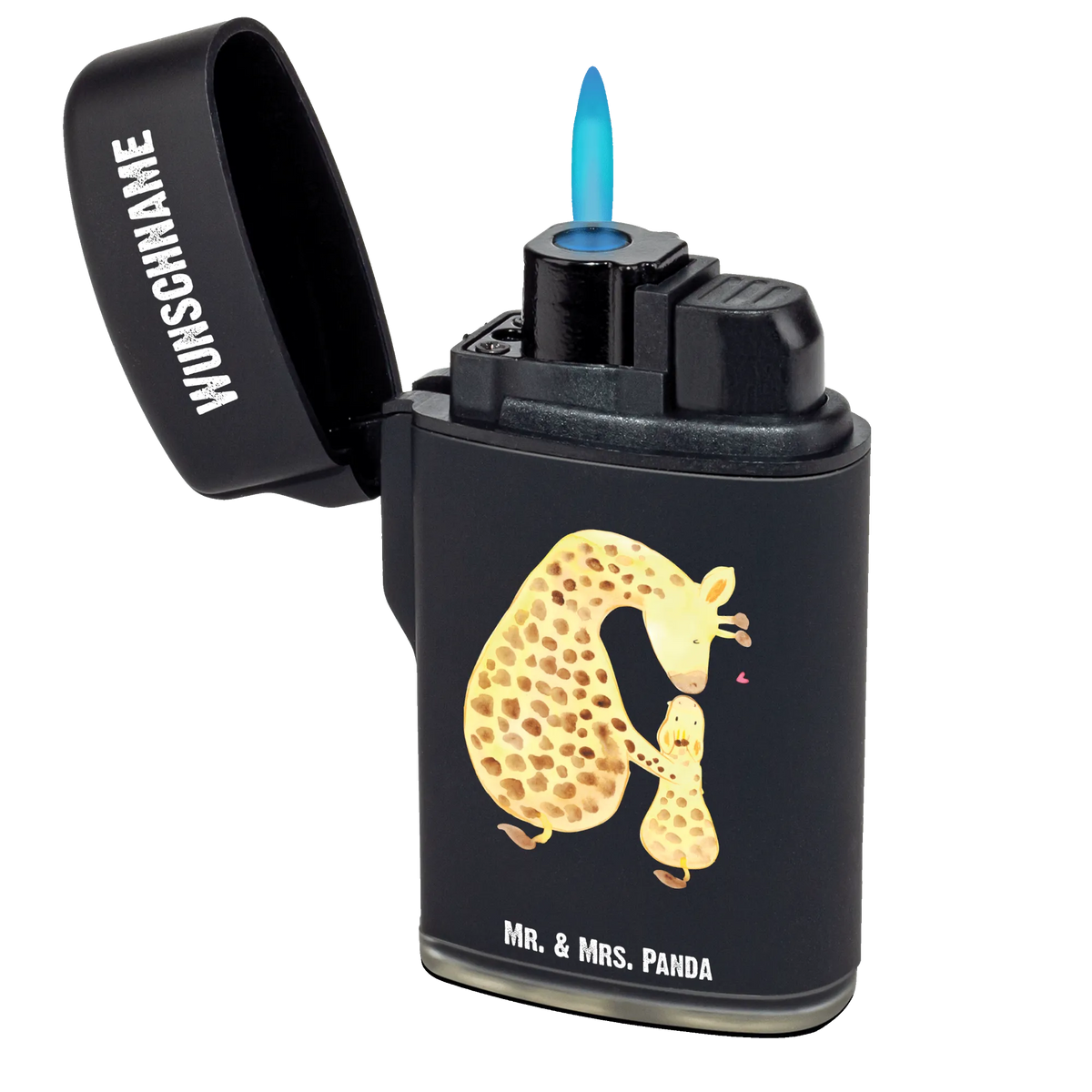 Personalisiertes Feuerzeug Giraffe Kind Individuelles Feuerzeug, Feuerzeug mit Name, Personalisierbares Feuerzeug, Gasfeuerzeug personalisiert, Personalisiertes Feuerzeug, Feuerzeug Personalisiert, Afrika, Wildtiere, Giraffe, Mutter, Sohn, Lieblingsmensch, Mama, Kind, Tochter