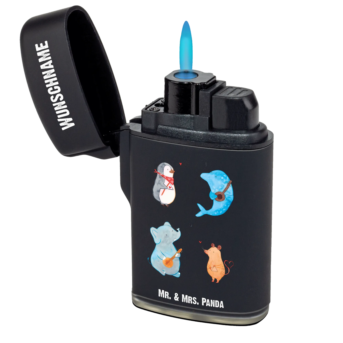 Personalised lighter Big tape Personalisiertes Feuerzeug, Feuerzeug mit Name, Gasfeuerzeug personalisiert, Personalisierbares Feuerzeug, Individuelles Feuerzeug, Feuerzeug Personalisiert, Lustige Sprüche, Tiere, Tiermotive, Gute Laune, Gitarre, Musikanten, Band, Hund, Maus, Delfin, Musik, Triangel, Pinguin, Elefant