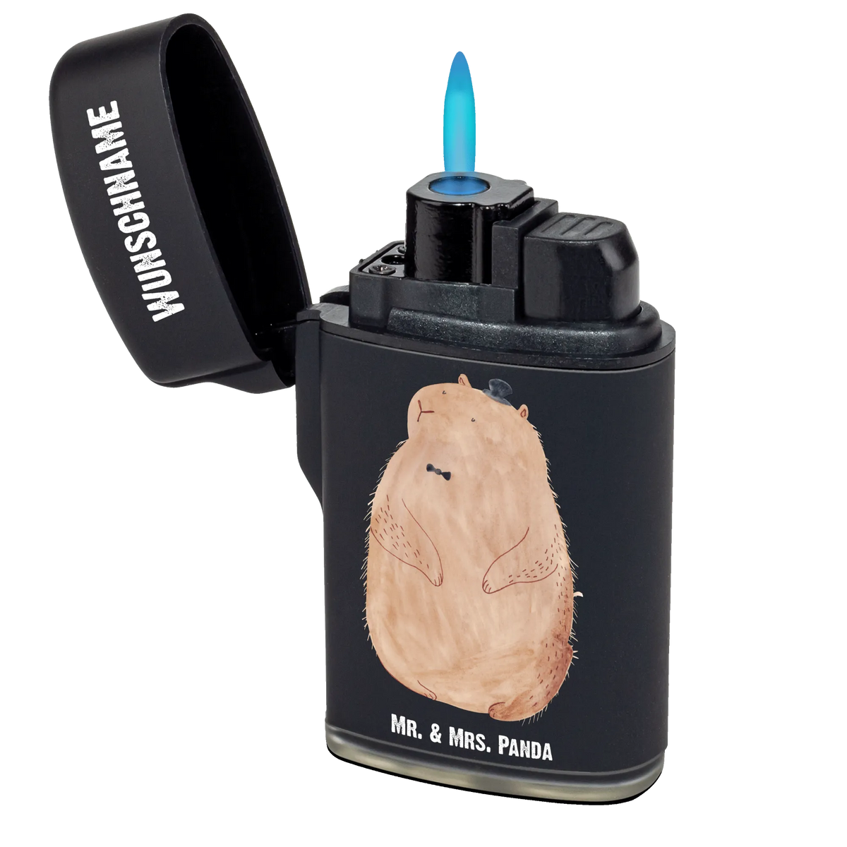 Personalised lighter Groundhog Gasfeuerzeug personalisiert, Feuerzeug Personalisiert, Personalisierbares Feuerzeug, Feuerzeug mit Name, Individuelles Feuerzeug, Personalisiertes Feuerzeug, Lustige Sprüche, Tiere, Tiermotive, Gute Laune, Anstand, Fröhlichkeit, Freundlichkeit, Respekt, Murmeltier, Knigge