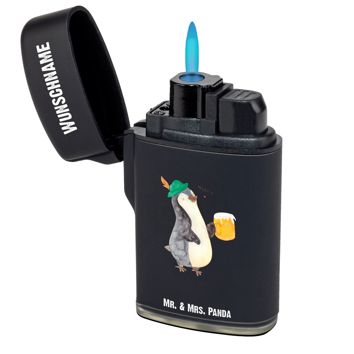 Personalised lighter Penguin Beer Personalisiertes Feuerzeug, Gasfeuerzeug personalisiert, Individuelles Feuerzeug, Feuerzeug mit Name, Feuerzeug Personalisiert, Personalisierbares Feuerzeug, Pinguin, Oktoberfest, Bier, Pinguine