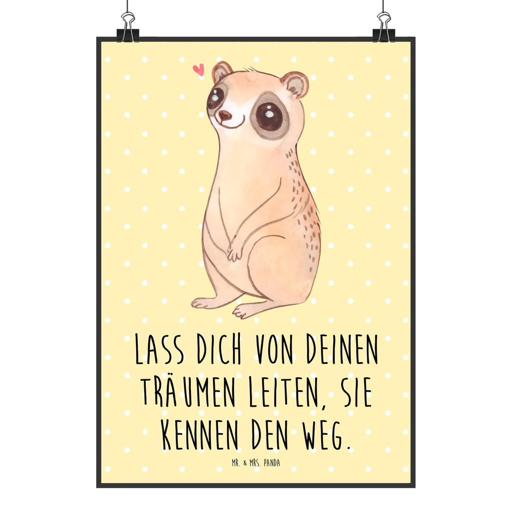 Poster Slow loris Happy Plakat, Wandposter, Bild, Deko Bild, Wanddeko Bild, drucke, Poster, Posterdruck, kunst für die wand, Wandbild, Designposter, wanddeko, Kunstdruck, kunstposter, Mr. & Mrs. Panda Poster, wanddruck, Wandschmuck, wandkunst, Bild für Wand, kunstdruck poster, Wanddekoration, grafikposter, Gute Laune, Tiermotive, Tiere, Lustige Sprüche, Plumplori, Glück, Niedlich