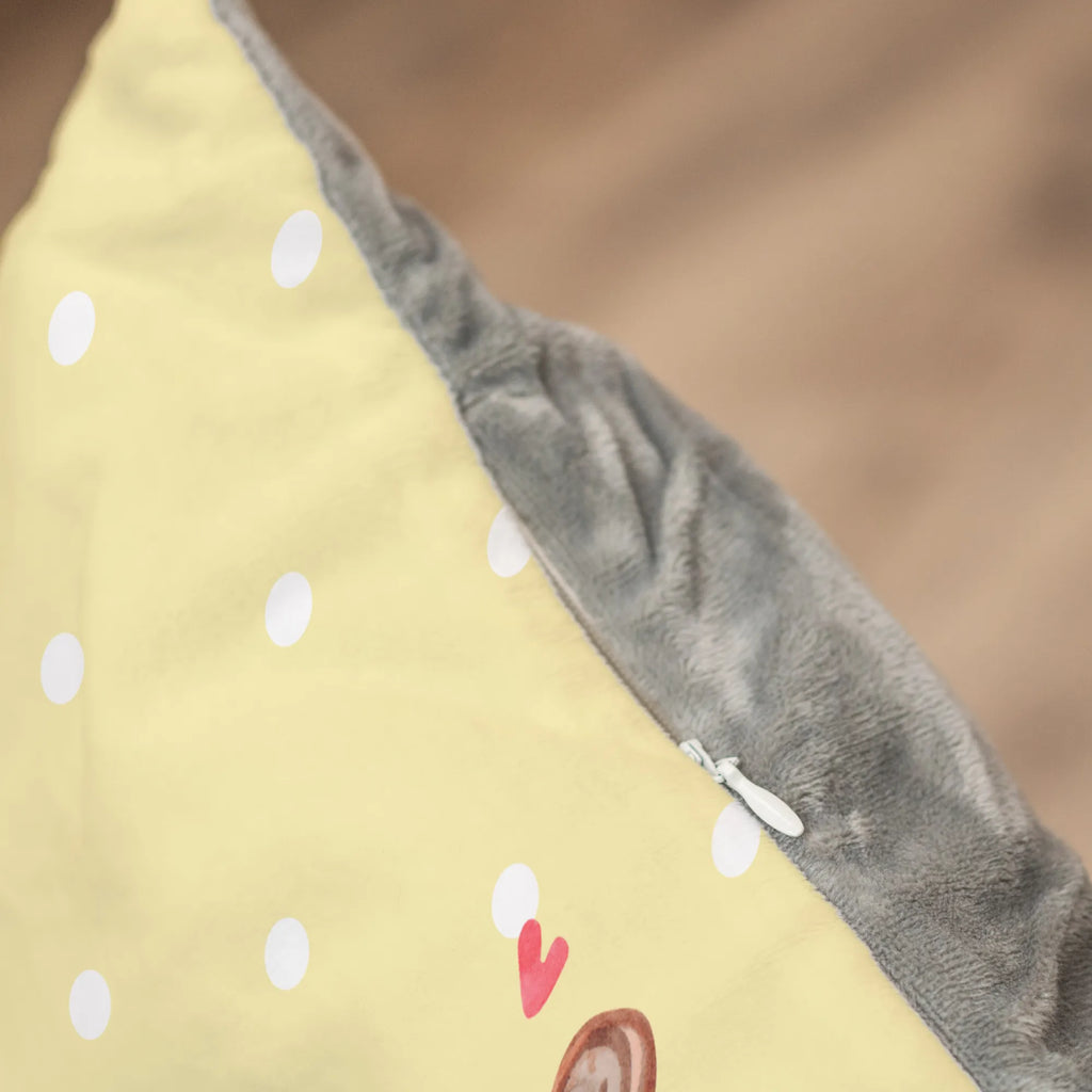 Katzenbett Plumplori Glücklich Körbchen, Tierbett, Katzenbett, Katzenliege, Kater, Katze, Katenborb, Lustige Sprüche, Tiere, Tiermotive, Gute Laune, Plumplori, Glück, Niedlich