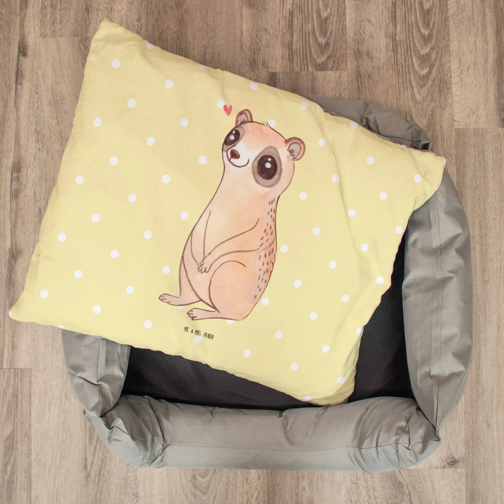 Katzenbett Plumplori Glücklich Körbchen, Tierbett, Katzenbett, Katzenliege, Kater, Katze, Katenborb, Lustige Sprüche, Tiere, Tiermotive, Gute Laune, Plumplori, Glück, Niedlich