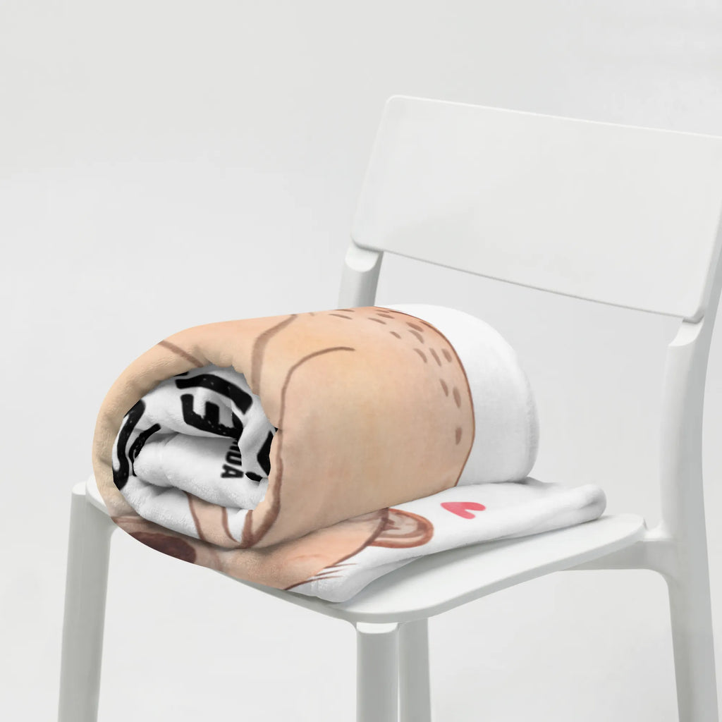 Baby blanket Slow loris Happy Babygeschenk, Babydecke, Geschenk Geburt, Krabbeldecke, Babyecke Kuscheldecke, Tiermotive, Gute Laune, lustige Sprüche, Tiere, Plumplori, Niedlich, Glück