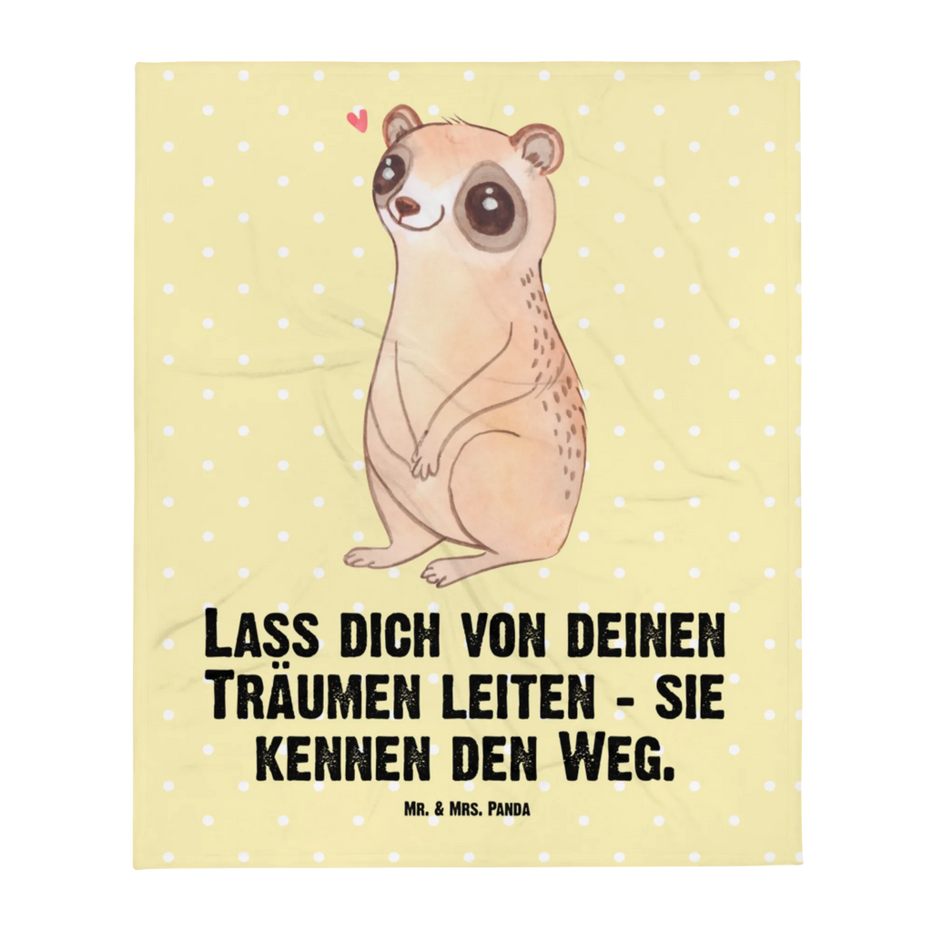 Baby blanket Slow loris Happy Babygeschenk, Babydecke, Geschenk Geburt, Krabbeldecke, Babyecke Kuscheldecke, Tiermotive, Gute Laune, lustige Sprüche, Tiere, Plumplori, Niedlich, Glück