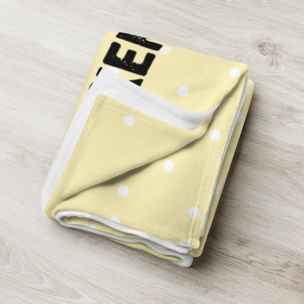 Baby blanket Slow loris Happy Babygeschenk, Babydecke, Geschenk Geburt, Krabbeldecke, Babyecke Kuscheldecke, Tiermotive, Gute Laune, lustige Sprüche, Tiere, Plumplori, Niedlich, Glück