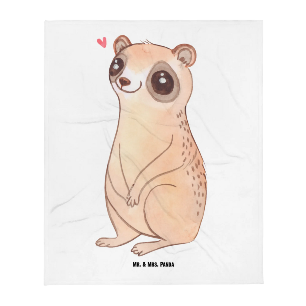 Baby blanket Slow loris Happy Babygeschenk, Babydecke, Geschenk Geburt, Krabbeldecke, Babyecke Kuscheldecke, Tiermotive, Gute Laune, lustige Sprüche, Tiere, Plumplori, Niedlich, Glück