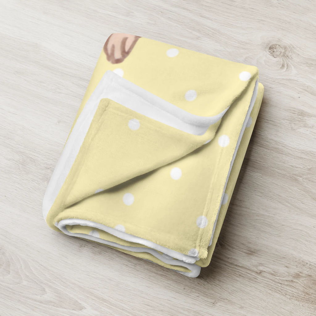 Baby blanket Slow loris Happy Babygeschenk, Babydecke, Geschenk Geburt, Krabbeldecke, Babyecke Kuscheldecke, Tiermotive, Gute Laune, lustige Sprüche, Tiere, Plumplori, Niedlich, Glück