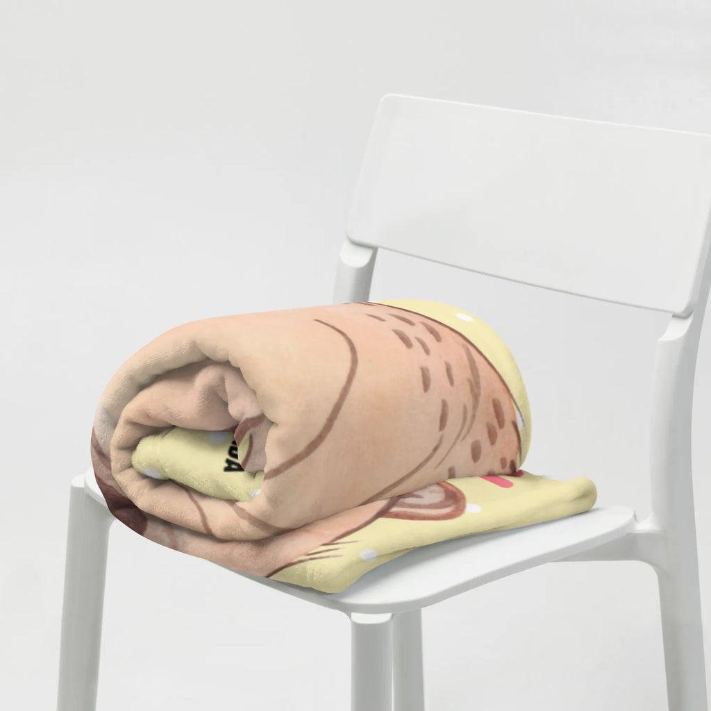 Baby blanket Slow loris Happy Babygeschenk, Babydecke, Geschenk Geburt, Krabbeldecke, Babyecke Kuscheldecke, Tiermotive, Gute Laune, lustige Sprüche, Tiere, Plumplori, Niedlich, Glück