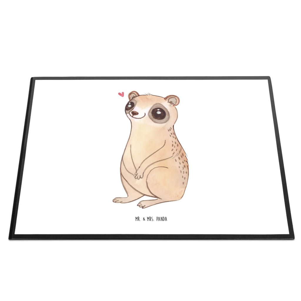 Schreibtischunterlage Plumplori Glücklich Büroartikel, Schreibtischunterlage Groß, Schreibwaren, Bürobedarf, Schreibunterlage, Schreibtischauflage, Schreibtisch Unterlagen, Tiermotive, Gute Laune, lustige Sprüche, Tiere, Niedlich, Plumplori, Glück