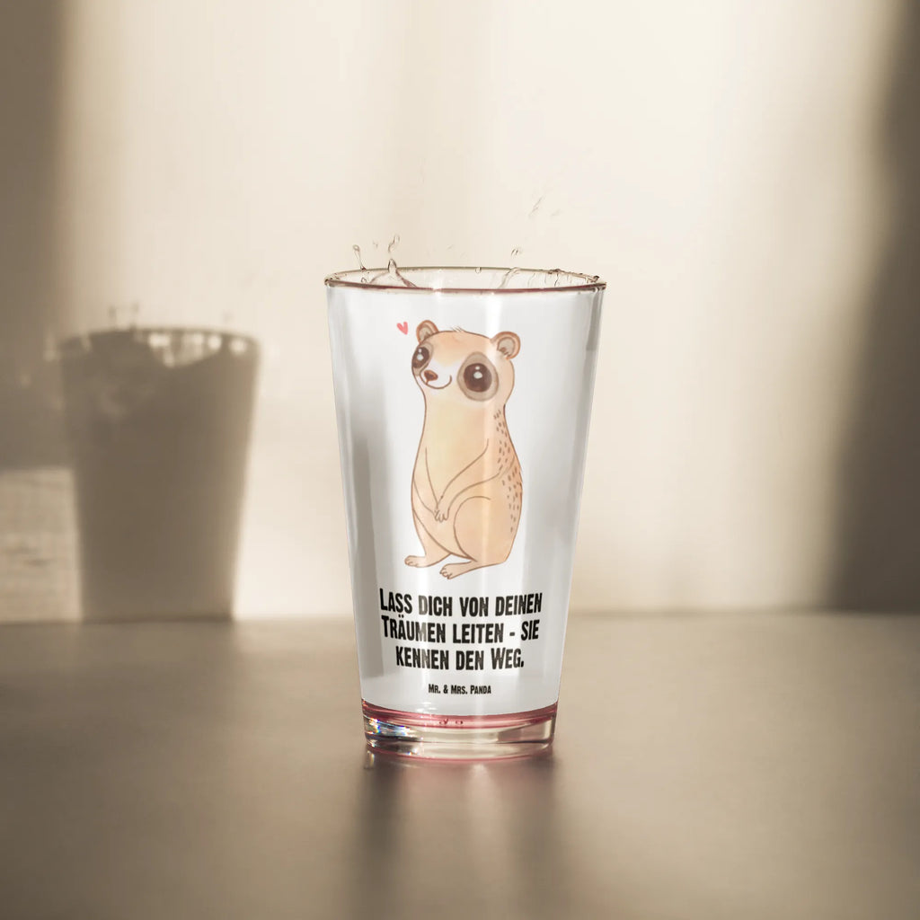 Premium drinking glass Slow loris Happy lead-free crystal glass, dishwasher safe glass, barware, glass, tumbler, pint glass, premium glassware, luxury drinking glass, water glass, beer glass, drinking glass, stemware, cocktail glass, highball glass, small animals, cute, funny, cute animal motives, hand drawn, small world, funny sayings, good mood, happy, gifts, gift ideas, special gifts, animal lover, card