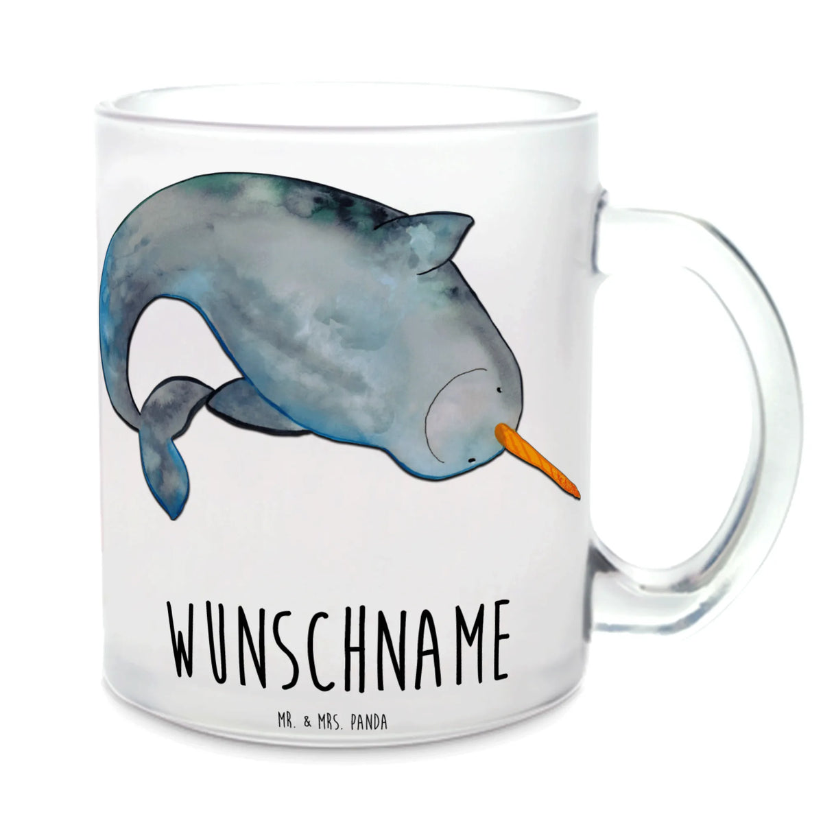 Personalisierte Teetasse Narwal