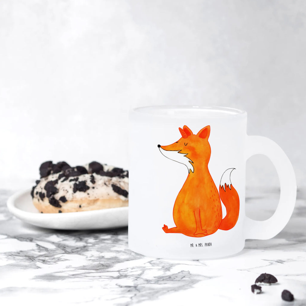 Glass tea cup unicorn Wish Tea cup, tea, mug, glass, tea glass, unicorn, unicorns, foxes, fox, fox horns, foxycorn