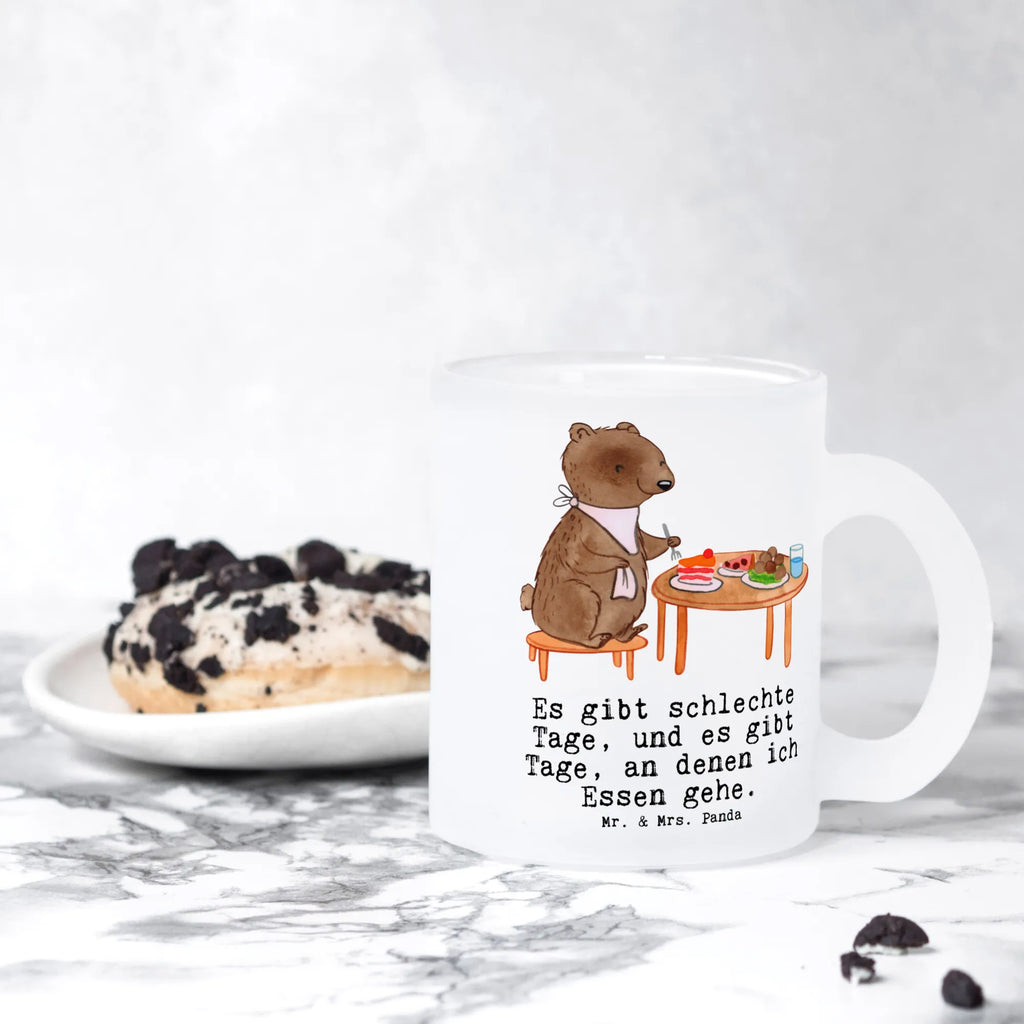Glass tea cup bear to eat out mug, tea glass, Tea cup, tea, glass, Gift, sport, hobby, giving, thank you, award, profit, athlete, eating out, Eating out, dining out, restaurant