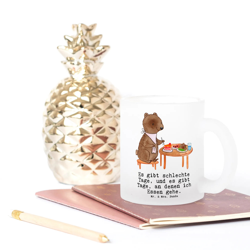 Glass tea cup bear to eat out mug, tea glass, Tea cup, tea, glass, Gift, sport, hobby, giving, thank you, award, profit, athlete, eating out, Eating out, dining out, restaurant