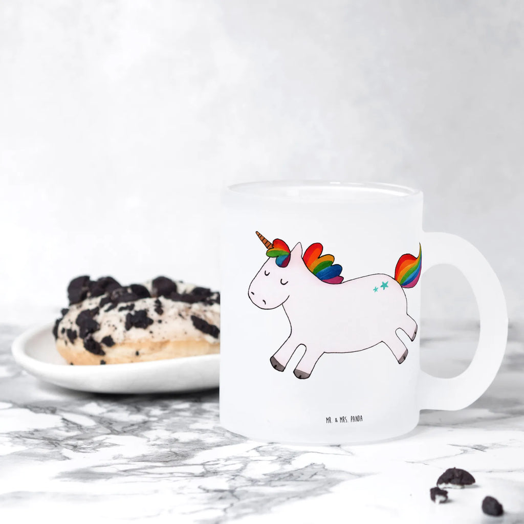 Glass tea cup unicorn happy mug, Tea cup, glass, tea glass, tea, unicorn, unicorns, joy of life, joy, happy, fun, cheerful, funny