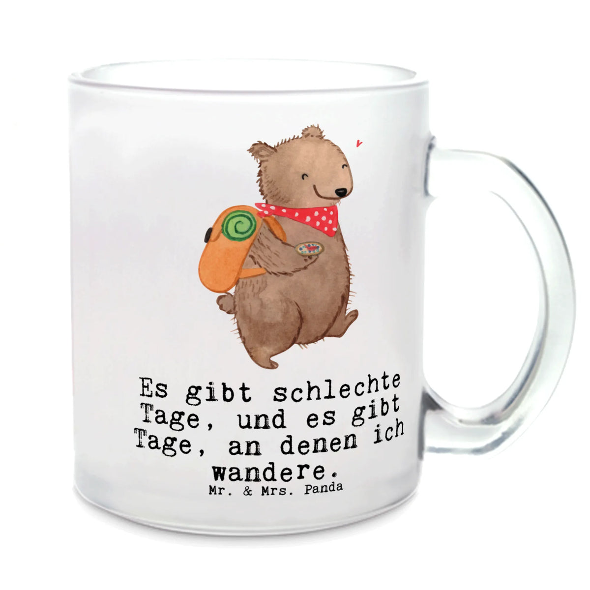 Glass tea cup bear Hike