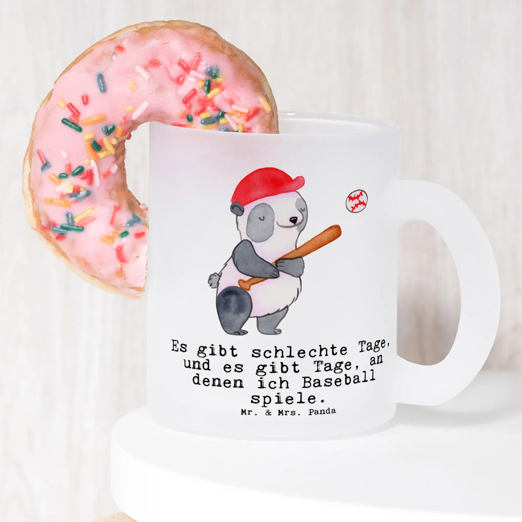 Glass tea cup panda playing baseball tea, tea glass, glass, Tea cup, mug, Gift, sport, hobby, giving, thank you, award, profit, athlete, baseball field, ball sports, baseball club, play baseball, baseball games, baseball match
