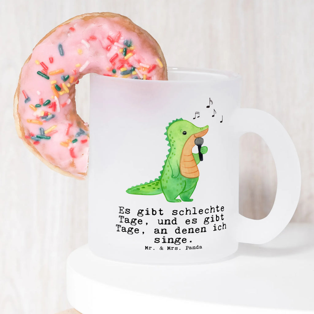 Filiżanka do herbaty krokodyl śpiewać Prezent, Sport, Dyscyplina sportowa, Hobby, Darować, Dziękuję, Dzięki, Wyróżnienie, Wygrana, Sportowiec