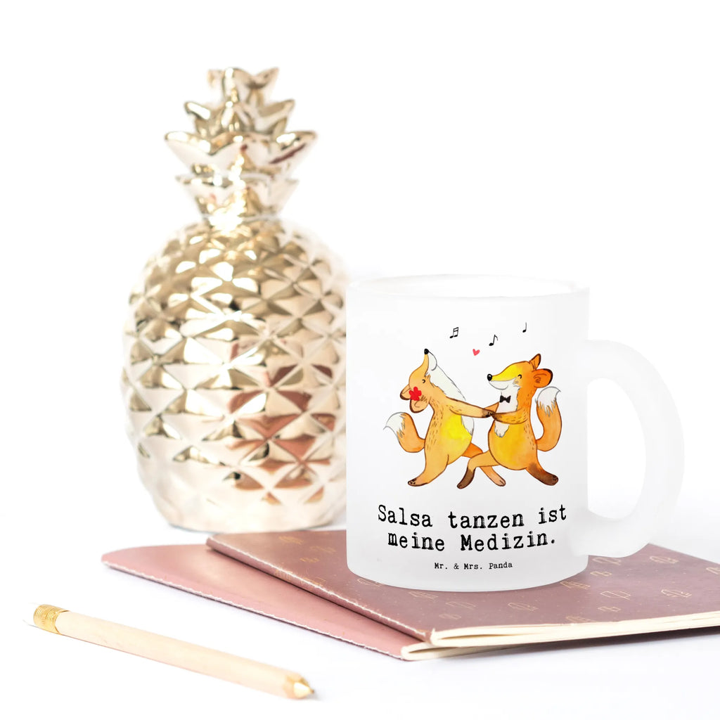 Filiżanka do herbaty lisy Tańczyć salsę Prezent, Sport, Dyscyplina sportowa, Hobby, Darować, Dziękuję, Dzięki, Wyróżnienie, Wygrana, Sportowiec