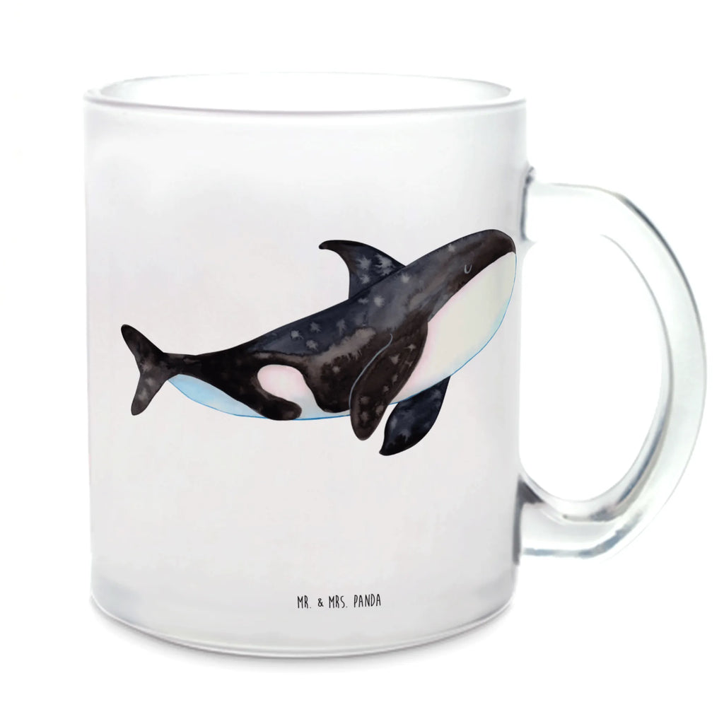 Glass tea cup Orca Tea cup, mug, tea, tea glass, glass, Seafood, aquatic animals, ocean, sea, fish, shells, corals, reef, whale, narwhal, sea urchin, lobster, platypus, turtle, manatee, crocodile, orca, shrimp, gifts for seafood lovers, water world, underwater animals, underwater world, vacation, deep sea, seafood fans, gift ideas, seafood decoration, seafood posters, killer whale, work, startup, motivation, orcas, office, opportunities, new start, self-love