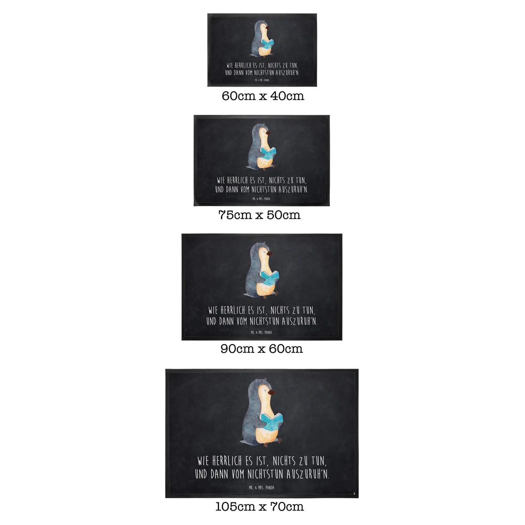 Doormat Penguin A book Penguin, North Pole, Winter, Penguins, reading, vacation, leisure, penguins, bookworm, doing nothing, lazing around, holidays, book