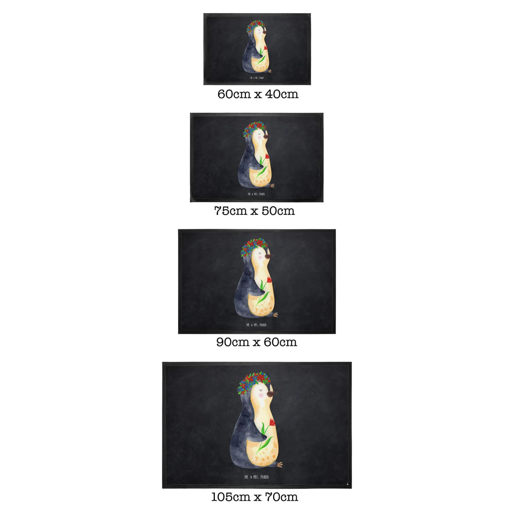 Fußmatte Pinguin Blumen Fußabtreter, Abtreter, außenmatte, Haustürmatte, fußmatte, flurmatte, hausmatte, Schmutzfänger, schmutzfangmatten, matte haustür, Eingangsteppich, Fußabstreifer, Schmutzfangteppich, Eingangsmatte, Türmatte, abstreifer, Abtretmatte, Sauberlaufmatte, Türvorleger, Schmutzmatte, Schuhabstreifer, Fussmatte, Fußmatten, türmatten, Schmutzfangmatte, sauberlaufmatten, Pinguin, Ziele, Blumenkranz, Universum, Geschenkidee, Lebenslust, Lebensziele, Liebeskummer, Leben, Wünsche, Pinguine, Motivation