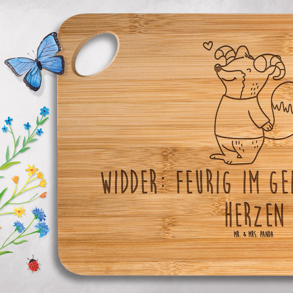 Bambus - deska do krojenia Baran astrologia Holzbrett, Brett, Frühstücksbrett, Schneidebrett, Küchenbrett, Holzbrettchen, Servierbrett, Hackbrett, Tierkreiszeichen, Sternzeichen, Horoskop, Astrologie, Aszendent, Geschenk, Widder, Geburtstagsgeschenk