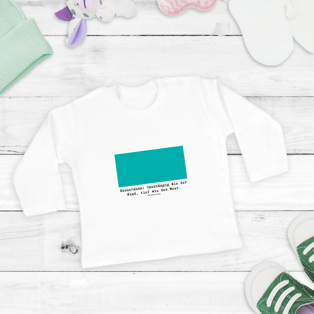 Baby Longsleeve Wassermann Astrologie Kleidung, Mädchen, Langarm, Bio, Baby, Jungen, Tierkreiszeichen, Sternzeichen, Horoskop, Astrologie, Aszendent, Wassermann, Geschenk, Geburtstagsgeschenk