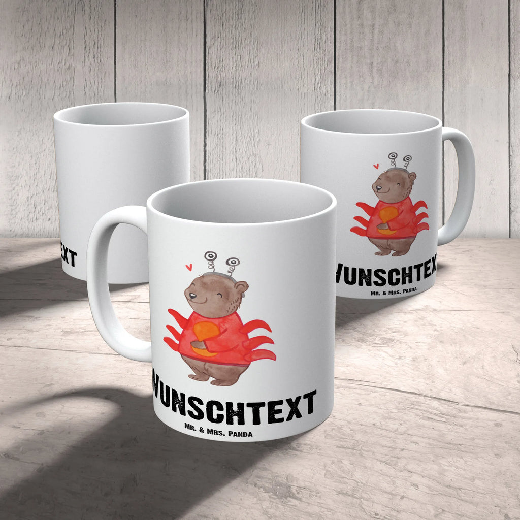 Personalisierte Tasse Krebs Astrologie Personalisiert, Personalisierte Tasse, Namen, Namenstasse, Tasse mit Namen, Tasse, Drucken, Wunschname, Tierkreiszeichen, Sternzeichen, Horoskop, Astrologie, Aszendent, Krebs, Geburtstagsgeschenk, Geschenk