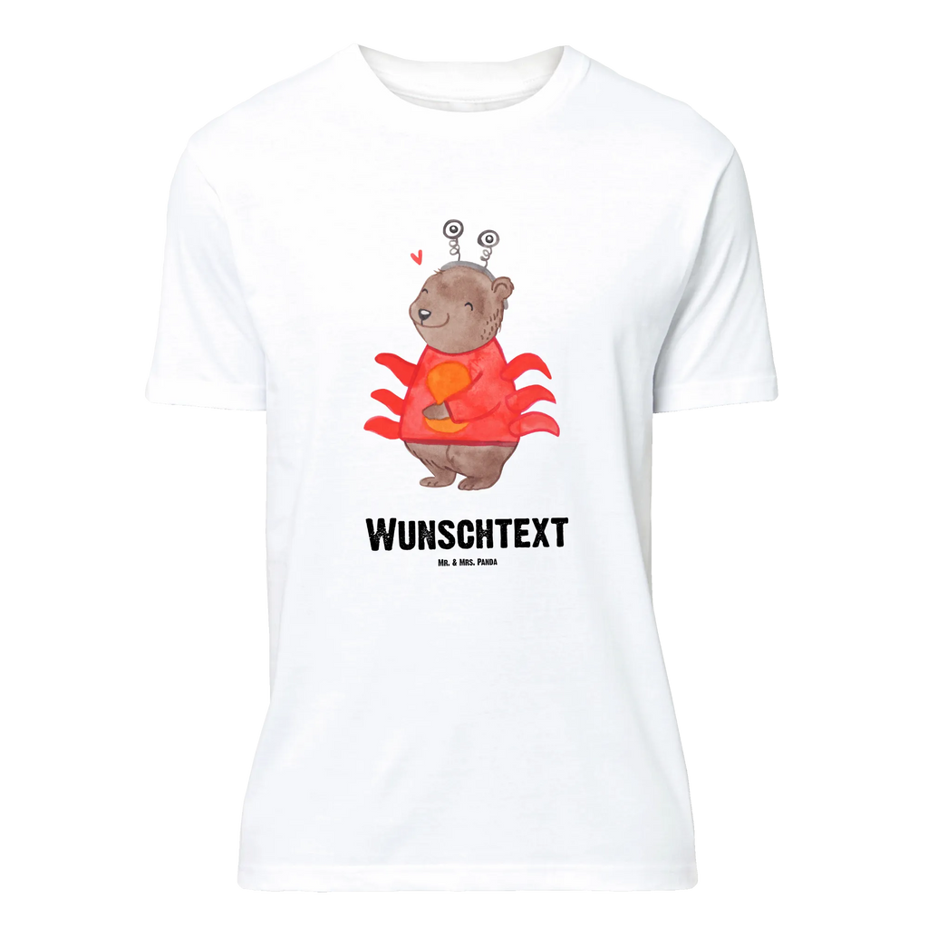 Personalised T-Shirt Cancer Astrology T-Shirt mit Namen, T-Shirt mit Aufruck, T-Shirt Personalisiert, Astrologie, Aszendent, Sternzeichen, Tierkreiszeichen, Horoskop, Geschenk, Geburtstagsgeschenk, Krebs