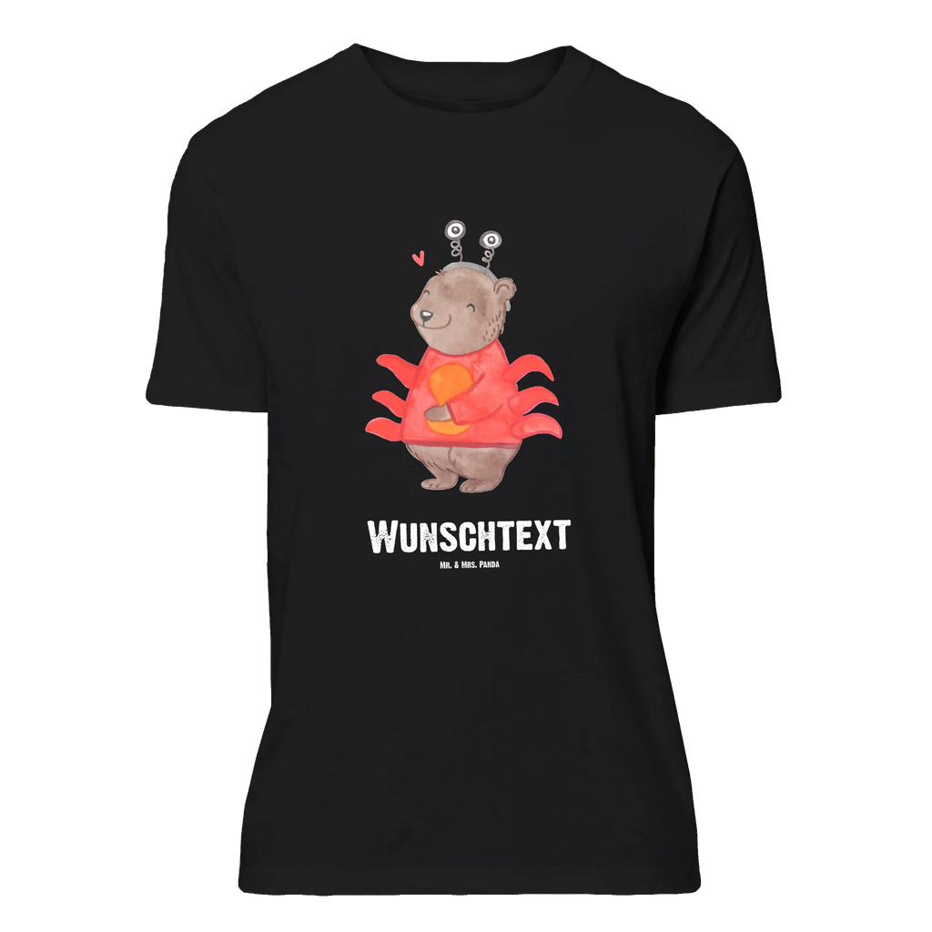 Personalised T-Shirt Cancer Astrology T-Shirt mit Namen, T-Shirt mit Aufruck, T-Shirt Personalisiert, Astrologie, Aszendent, Sternzeichen, Tierkreiszeichen, Horoskop, Geschenk, Geburtstagsgeschenk, Krebs