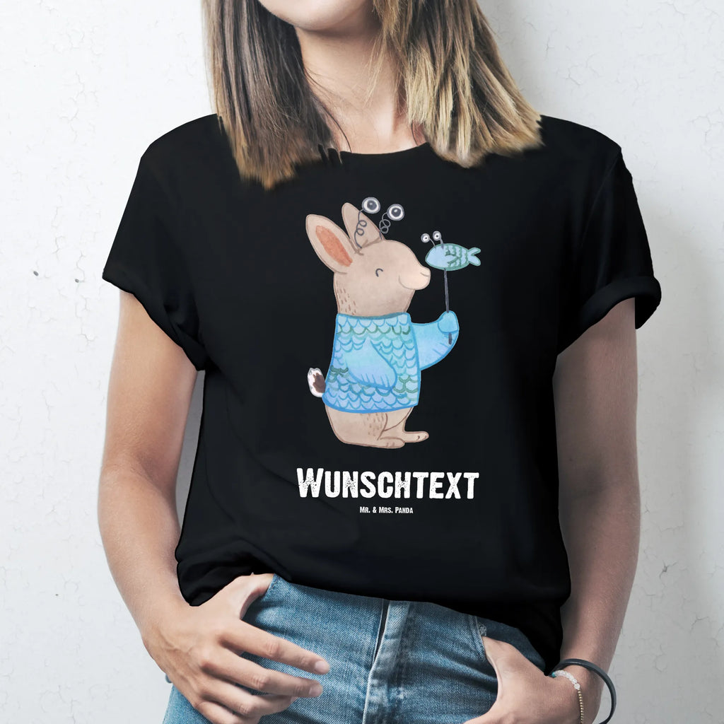 Personalised T-Shirt Fish Astrology T-Shirt Personalisiert, T-Shirt mit Aufruck, Männer, Frauen, T-Shirt mit Namen, Tierkreiszeichen, Sternzeichen, Horoskop, Astrologie, Aszendent, Fischer, Geburtstagsgeschenk, Geschenkidee zum Geburtstag
