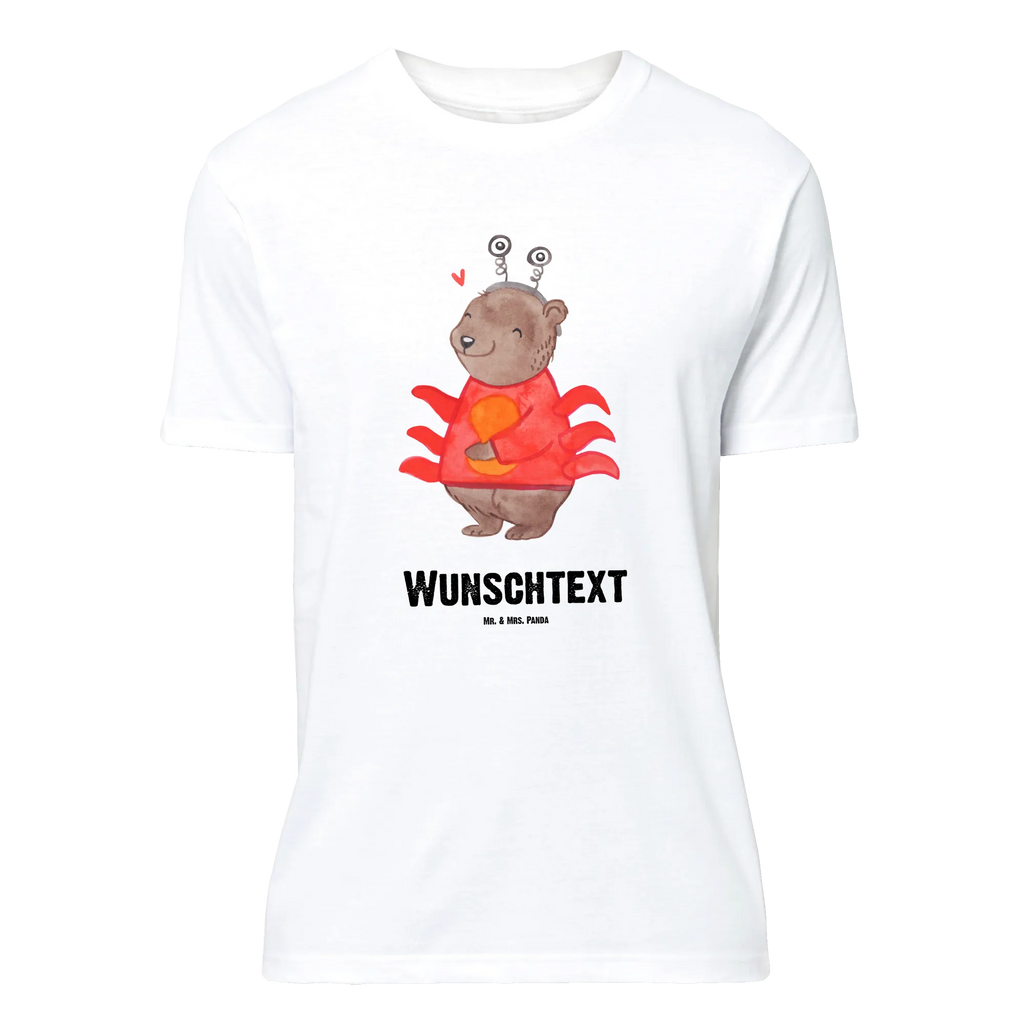 Personalised T-Shirt Cancer Astrology T-Shirt mit Namen, T-Shirt mit Aufruck, T-Shirt Personalisiert, Astrologie, Aszendent, Sternzeichen, Tierkreiszeichen, Horoskop, Geschenk, Geburtstagsgeschenk, Krebs