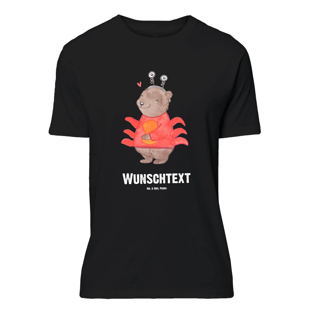 Personalised T-Shirt Cancer Astrology T-Shirt mit Namen, T-Shirt mit Aufruck, T-Shirt Personalisiert, Astrologie, Aszendent, Sternzeichen, Tierkreiszeichen, Horoskop, Geschenk, Geburtstagsgeschenk, Krebs