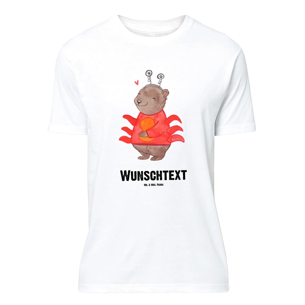 Personalised T-Shirt Cancer Astrology T-Shirt mit Namen, T-Shirt mit Aufruck, T-Shirt Personalisiert, Astrologie, Aszendent, Sternzeichen, Tierkreiszeichen, Horoskop, Geschenk, Geburtstagsgeschenk, Krebs