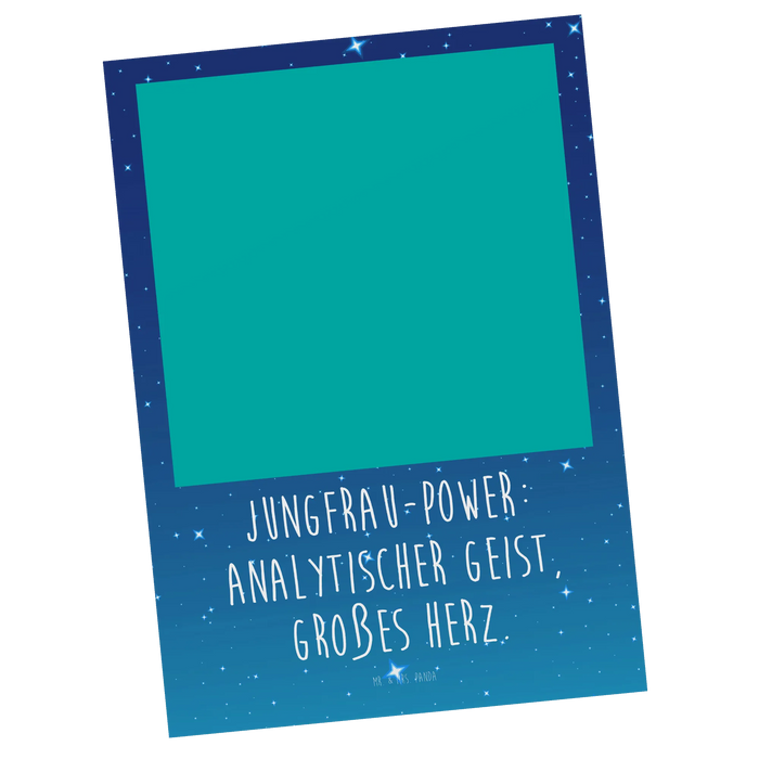 Postkarte Jungfrau Astrologie