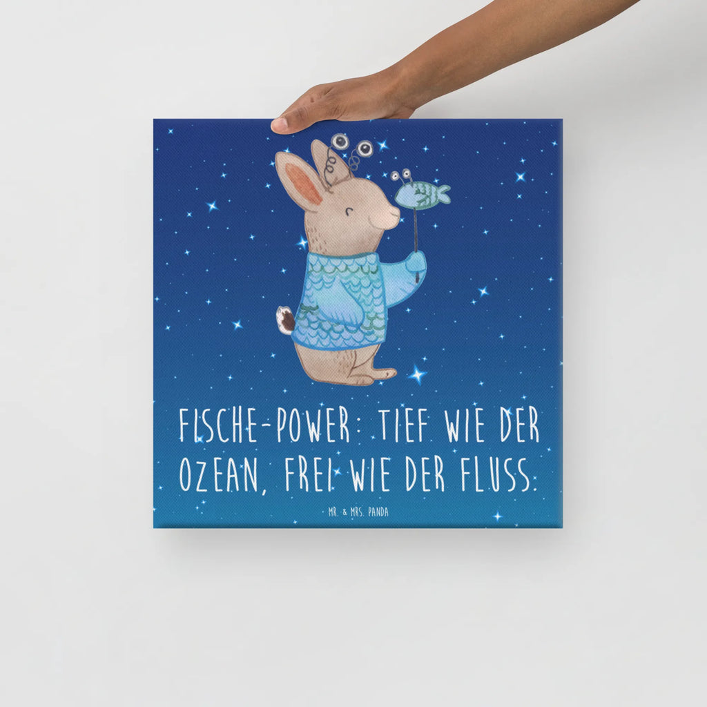 Canvas picture Fish Astrology Leinwand, Bild, Wanddeko, Kunstdruck, Dekoration, Tierkreiszeichen, Sternzeichen, Horoskop, Astrologie, Aszendent, Fischer, Geschenkidee zum Geburtstag, Geburtstagsgeschenk