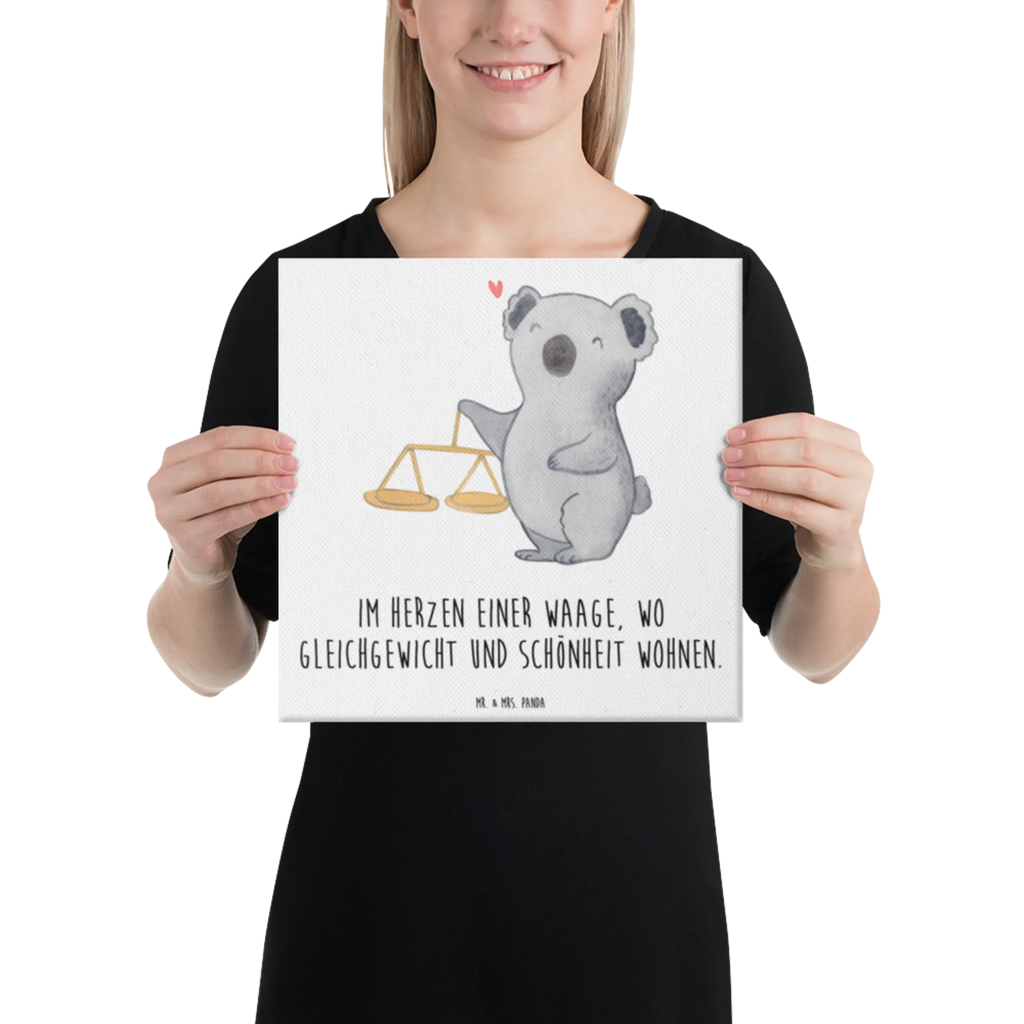 Canvas picture Scale Astrology Kunstdruck, Leinwand, Horoskop, Sternzeichen, Astrologie, Tierkreiszeichen, Aszendent, Geschenk Zum Geburtstag, Geburtstagsgeschenk, Waage, Geschenk