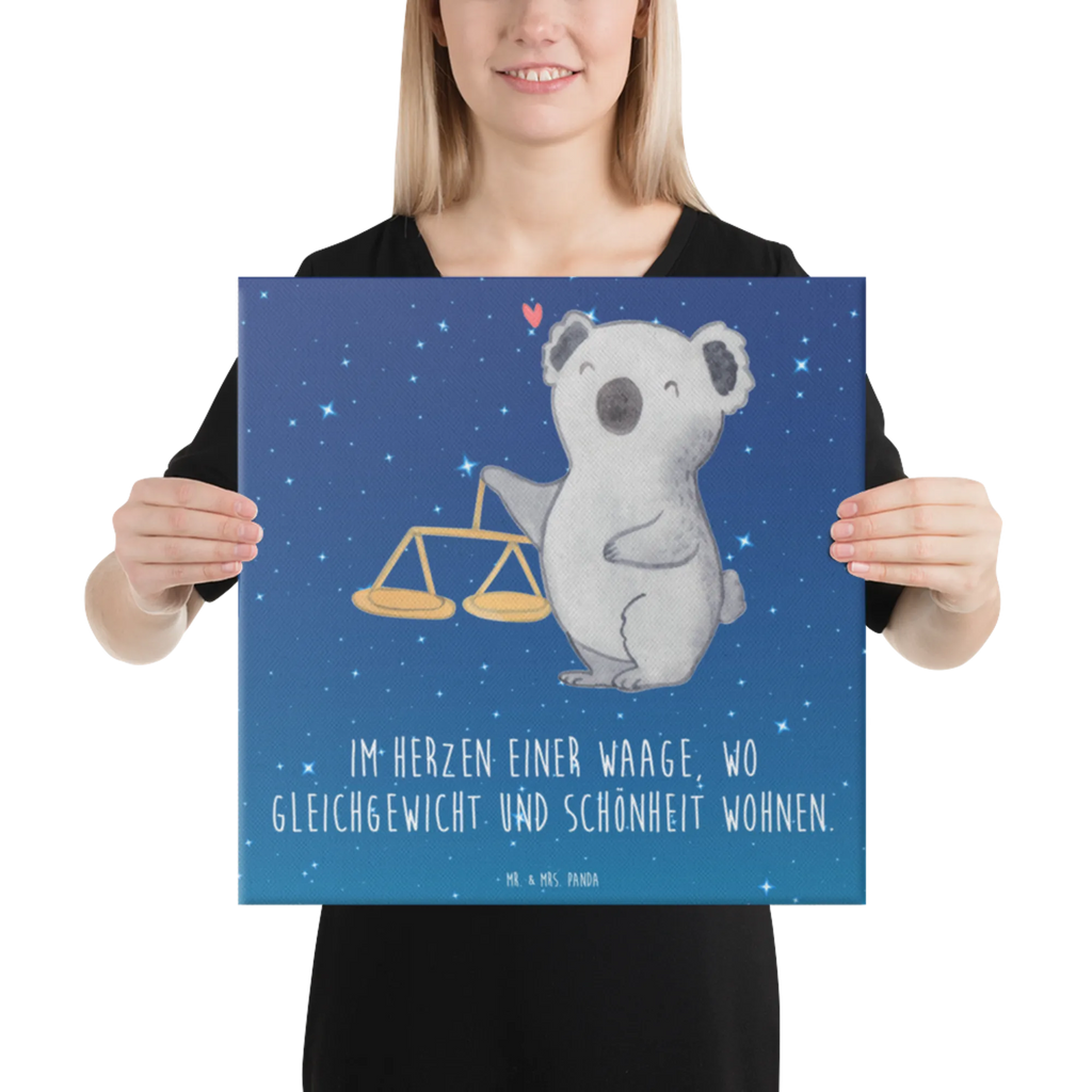 Canvas picture Scale Astrology Kunstdruck, Leinwand, Horoskop, Sternzeichen, Astrologie, Tierkreiszeichen, Aszendent, Geschenk Zum Geburtstag, Geburtstagsgeschenk, Waage, Geschenk