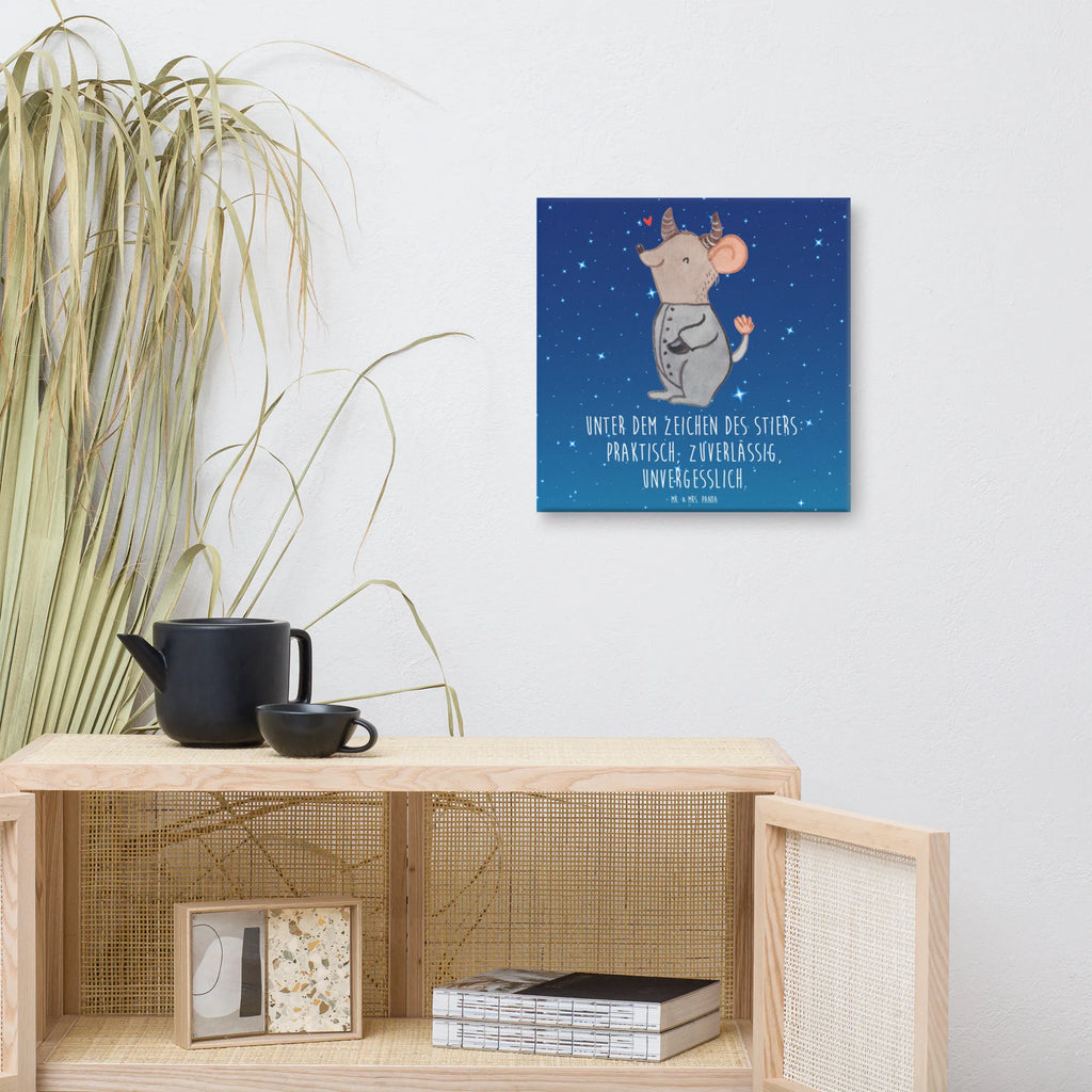 Leinwand Bild Stier Astrologie Kunstdruck, Leinwand, Horoskop, Sternzeichen, Astrologie, Tierkreiszeichen, Aszendent, Geburtstagsgeschenk, Stier, Geschenkidee Zum Geburtstag, Geschenk