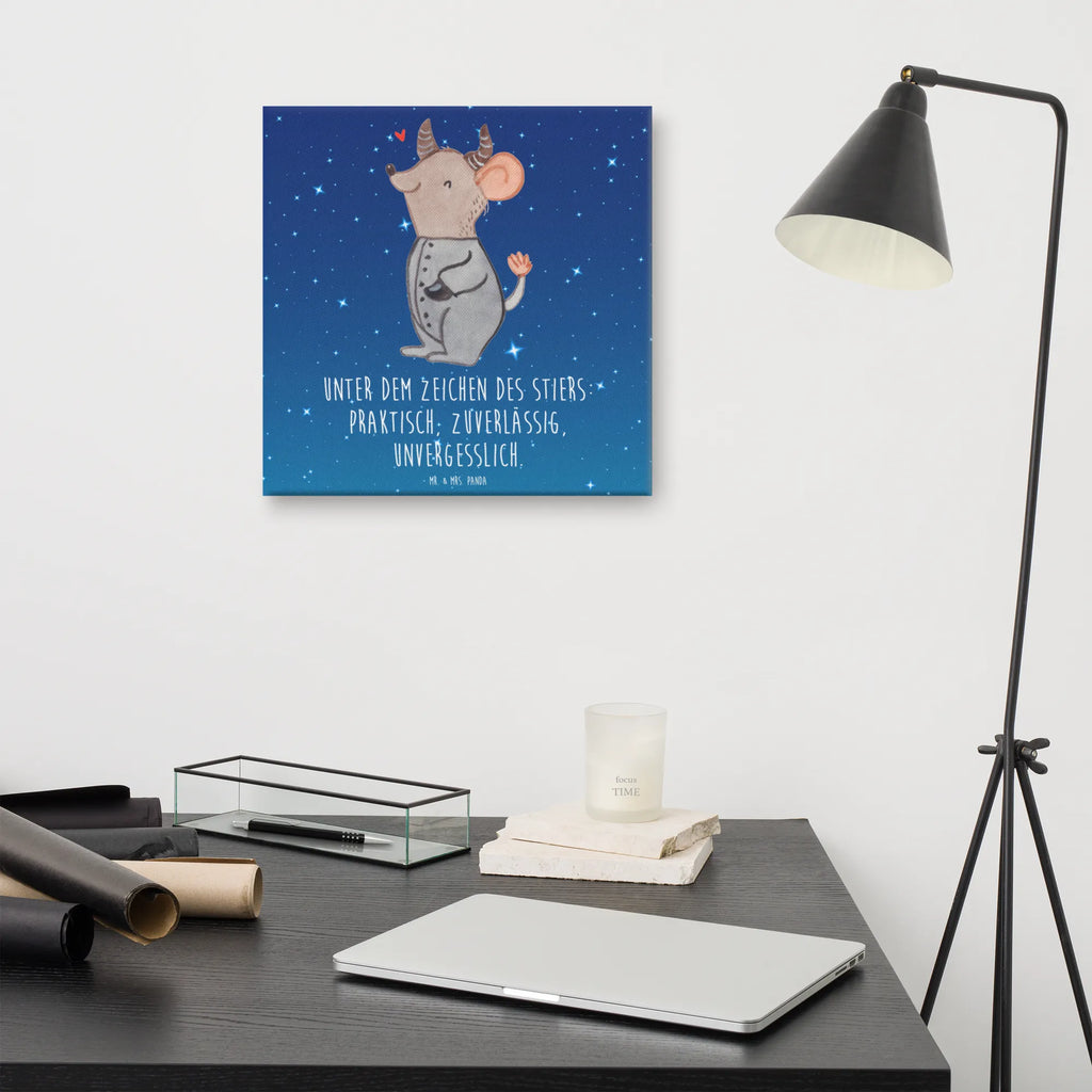 Leinwand Bild Stier Astrologie Kunstdruck, Leinwand, Horoskop, Sternzeichen, Astrologie, Tierkreiszeichen, Aszendent, Geburtstagsgeschenk, Stier, Geschenkidee Zum Geburtstag, Geschenk