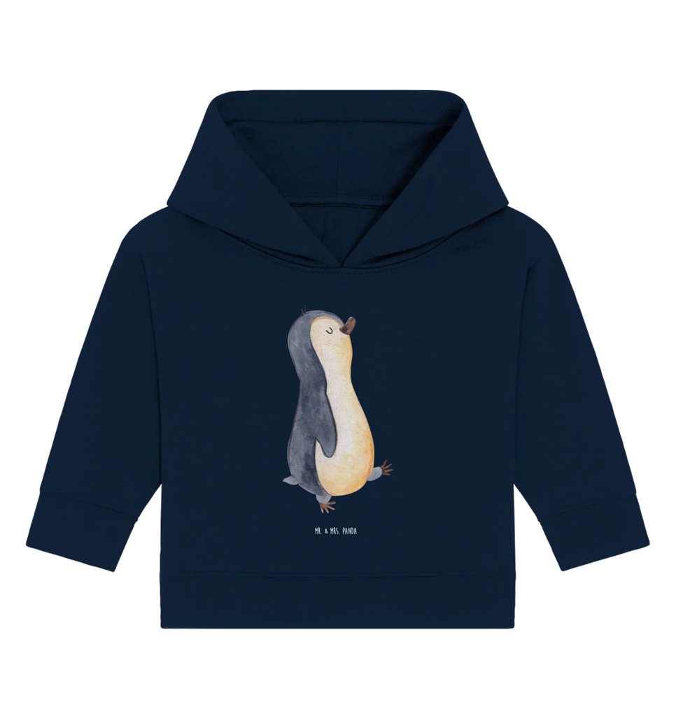 Organic Baby Hoodie Pinguin marschieren Baby Pullover, Baby Hoodie, Baby Kapuzensweatshirt, Baby Kapuzenshirt, Pinguin, Pinguine, Frühaufsteher, Schwester, Familie, Langschläfer, Bruder