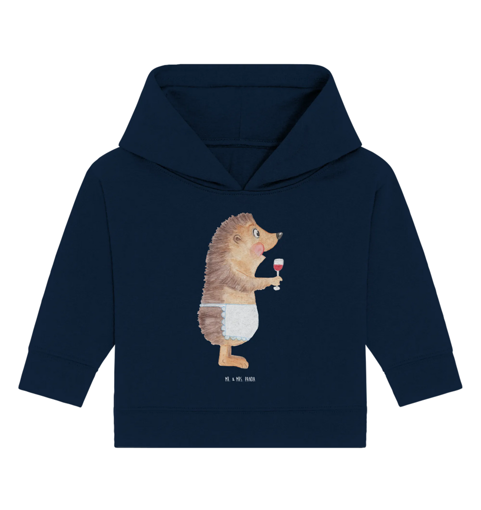 Organic Baby Hoodie Igel Wein Baby Pullover, Baby Kapuzensweatshirt, Baby Kapuzenshirt, Baby Hoodie, Tiermotive, Lustige Sprüche, Tiere, Gute Laune, Igel, Wein trinken, Rotwein, Weinglas, Wein Spruch, Wein Deko, Geschenk Weinliebhaber, Weißwein, Geschenk Weintrinker