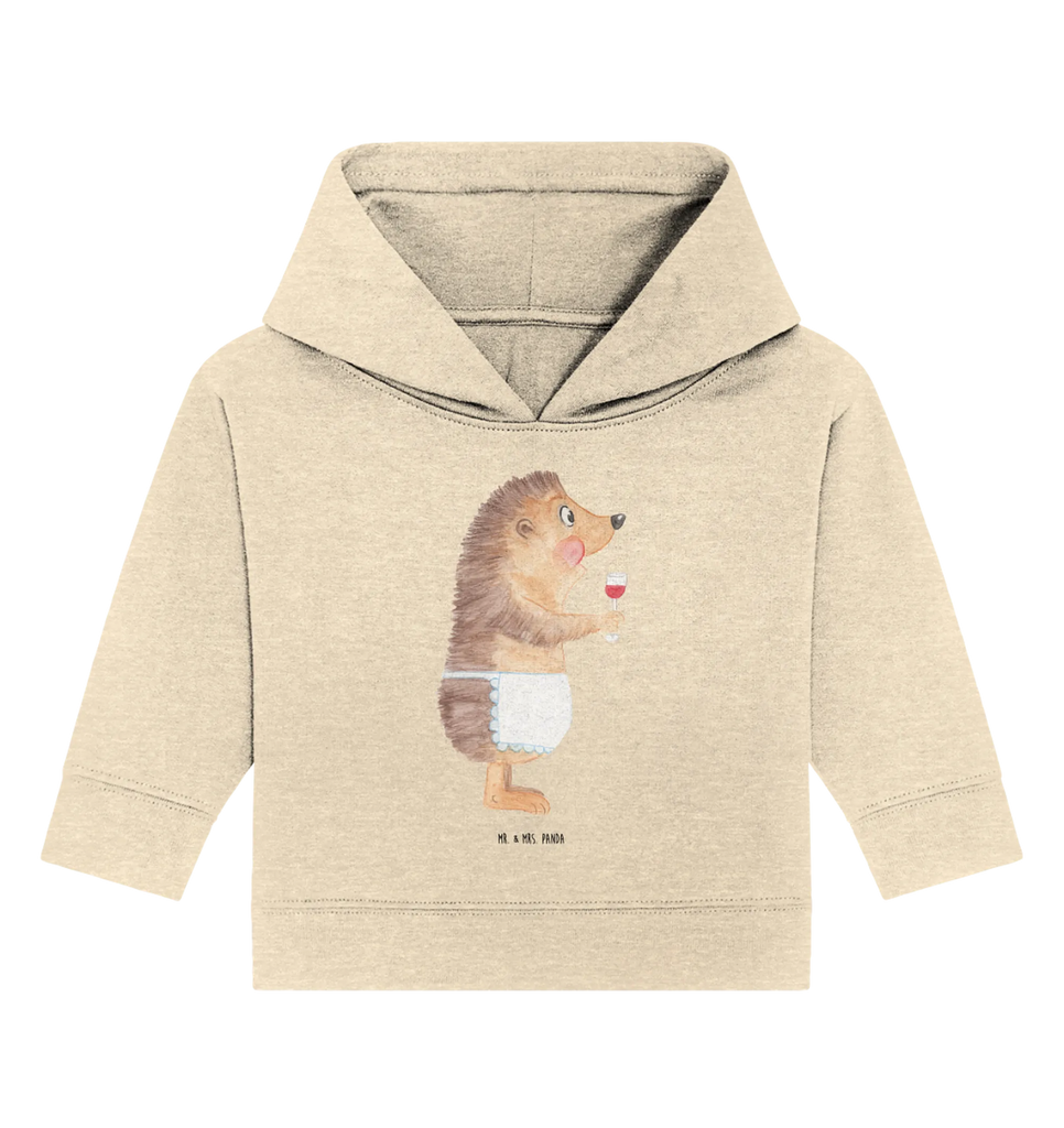 Organic Baby Hoodie Igel Wein Baby Pullover, Baby Kapuzensweatshirt, Baby Kapuzenshirt, Baby Hoodie, Tiermotive, Lustige Sprüche, Tiere, Gute Laune, Igel, Wein trinken, Rotwein, Weinglas, Wein Spruch, Wein Deko, Geschenk Weinliebhaber, Weißwein, Geschenk Weintrinker