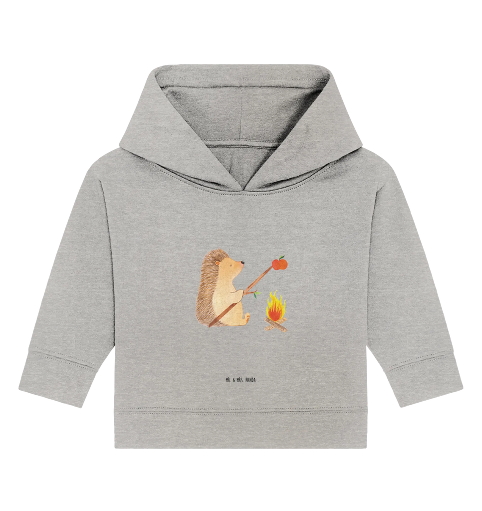 Organic Baby Hoodie Hedgehog grilling Baby Kapuzenshirt, Baby Pullover, Baby Kapuzensweatshirt, Baby Hoodie, Tiermotive, Lustige Sprüche, Tiere, Gute Laune, Motivation, Arbeitslos, Ziele, Igel, Grillen, Sinn Des Lebens, Spruch