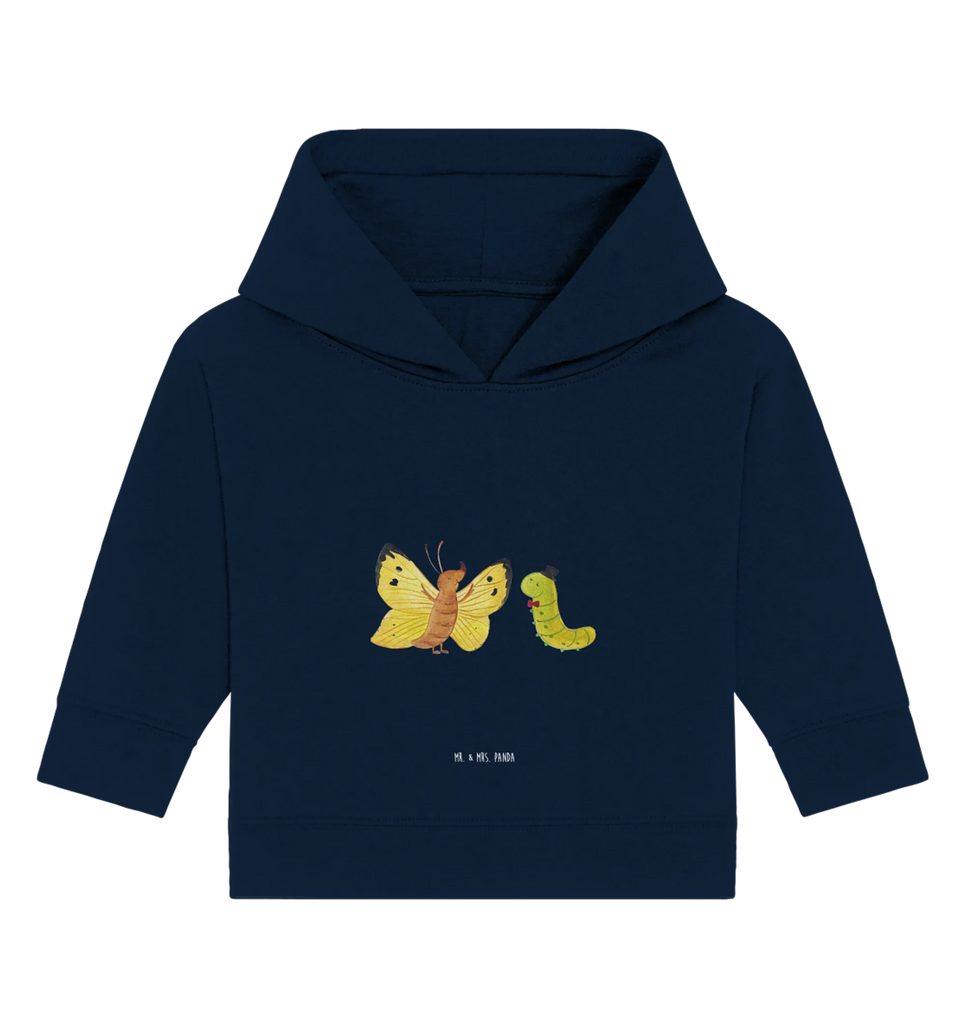 Organic Baby Hoodie Caterpillar butterfly Baby Kapuzensweatshirt, Baby Hoodie, Baby Pullover, Baby Kapuzenshirt, Tiermotive, Lustige Sprüche, Tiere, Gute Laune, Zitronenfalter, Schönheit, Kokon, Hütchen, Schmetterling, Raupe, Hut, Erwachsen Werden, Aufwachsen, Entwicklung