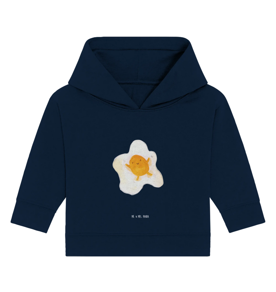 Organic Baby Hoodie Spiegelei Ei Baby Kapuzensweatshirt, Baby Hoodie, Baby Kapuzenshirt, Baby Pullover, Tiermotive, Lustige Sprüche, Tiere, Gute Laune, Schön, Liebe, Ei, Spiegelei, Tag, Glücklich