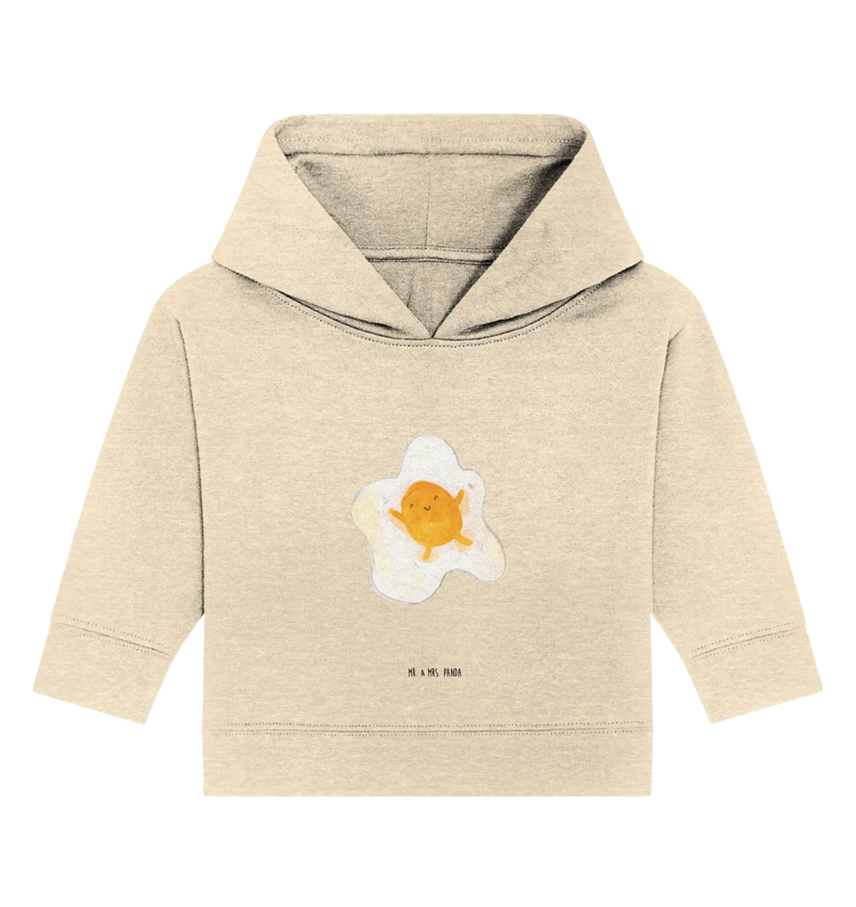 Organic Baby Hoodie Spiegelei Ei Baby Kapuzensweatshirt, Baby Hoodie, Baby Kapuzenshirt, Baby Pullover, Tiermotive, Lustige Sprüche, Tiere, Gute Laune, Schön, Liebe, Ei, Spiegelei, Tag, Glücklich