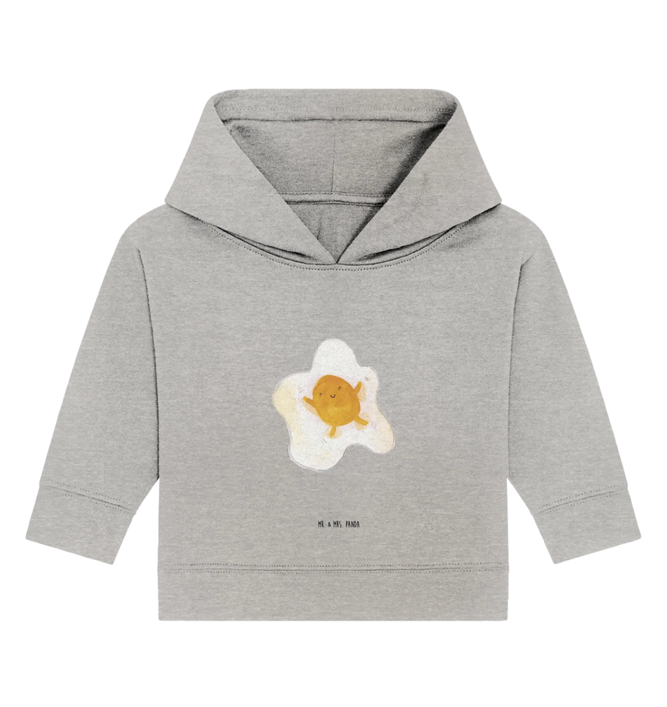 Organic Baby Hoodie Spiegelei Ei Baby Kapuzensweatshirt, Baby Hoodie, Baby Kapuzenshirt, Baby Pullover, Tiermotive, Lustige Sprüche, Tiere, Gute Laune, Schön, Liebe, Ei, Spiegelei, Tag, Glücklich